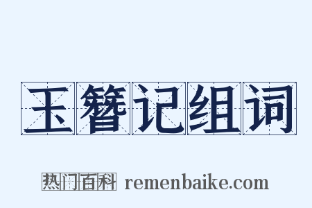 玉簪记组词是什么意思的图片